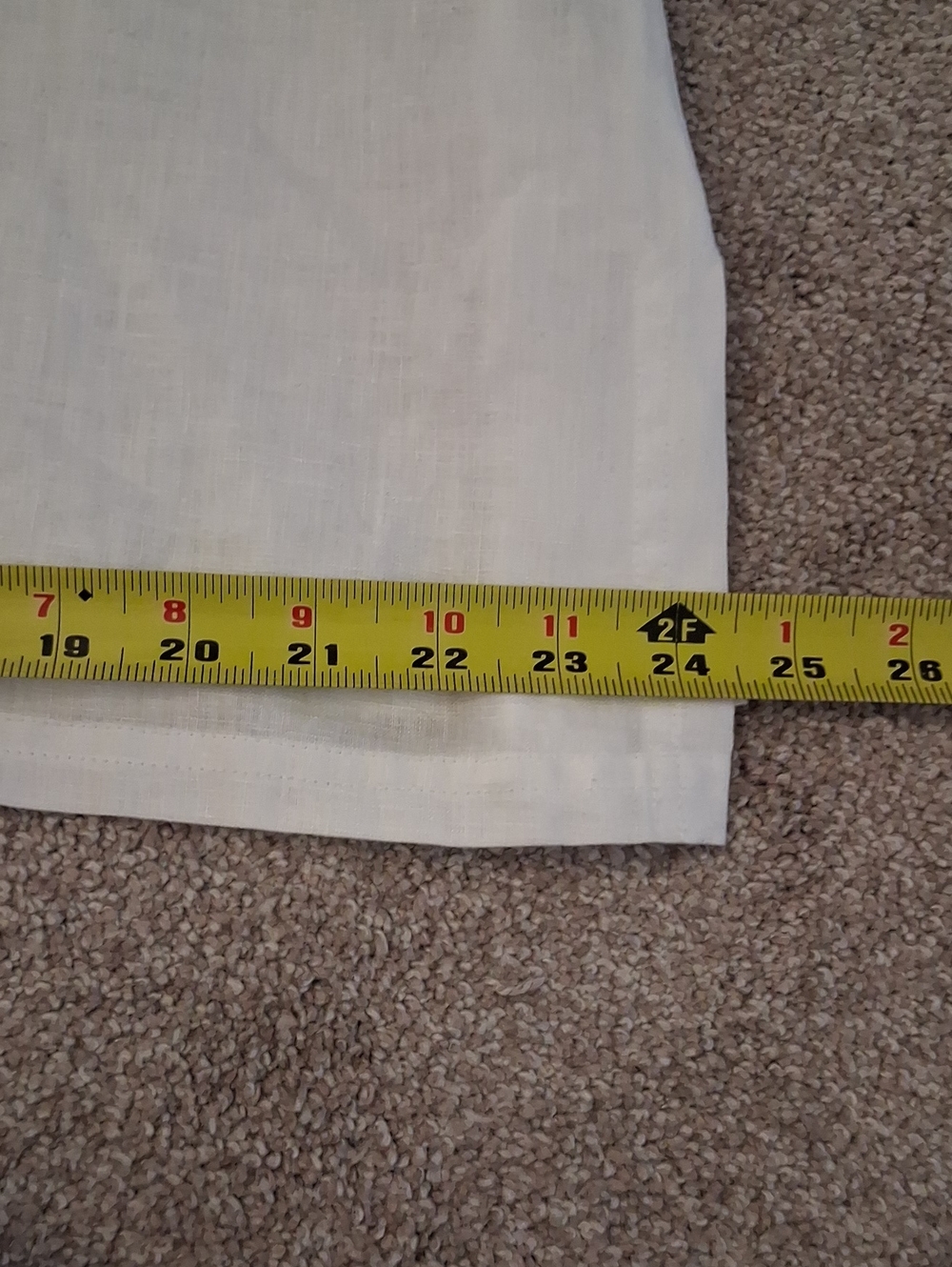 Never Worn Westbound Woman White 100% Linen Button-Up Top Patch Pockets 2X - Picture 11 of 13